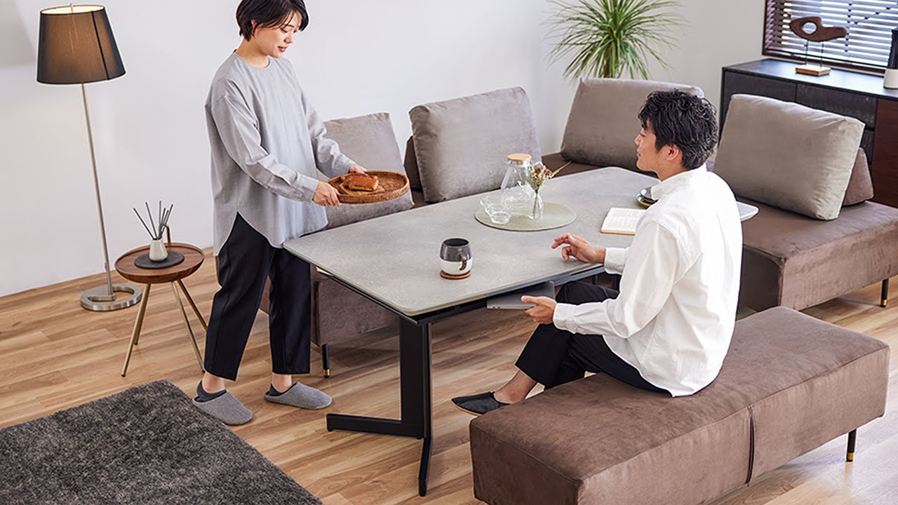 食事・くつろぐ・デスクワーク」の移行をスムーズに！時短ダイニング