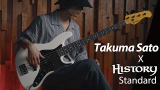 HISTORY HPB-Standard BLK Black 日本製エレキベース プレシジョン