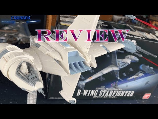Bandai B Wing 1/72 Scale Model Review - YouTube
