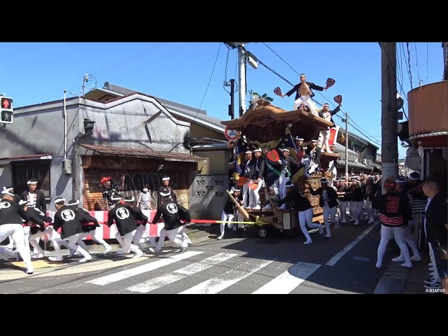 令和5年 中北町宵宮午前曳行(岸和田だんじり祭) Kishiwada Danjiri