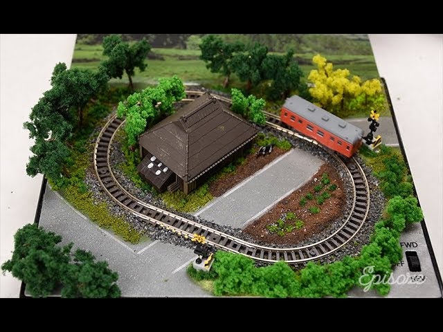 Japanese diorama: autumn foliage miniature in Z-gauge! - YouTube