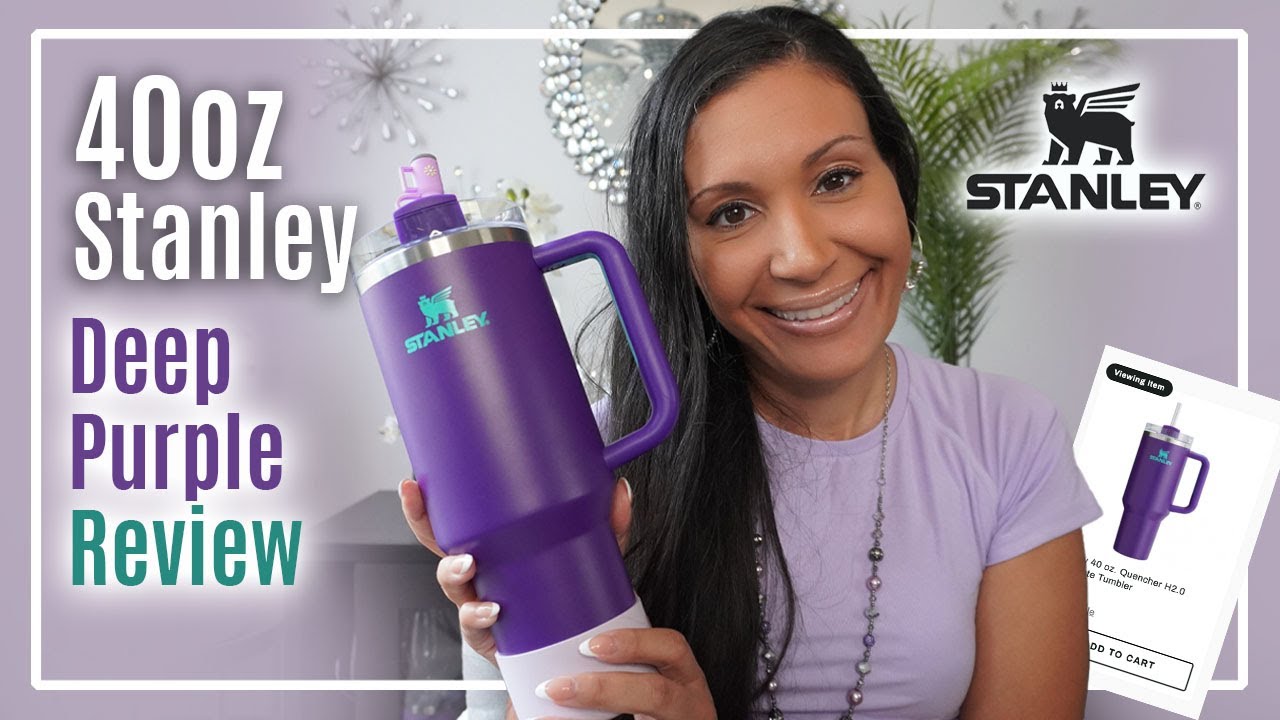 Stanley 40oz Quencher H2.0 FlowState Tumbler - Deep Purple Review