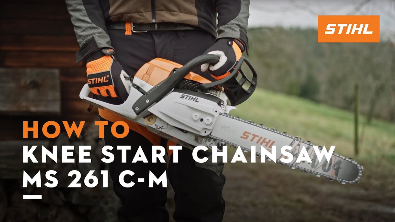 STIHLチェンソーをスタート | STIHL