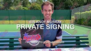 アンディ・マレーのサイン入りヘッドテニスラケット - オールスター