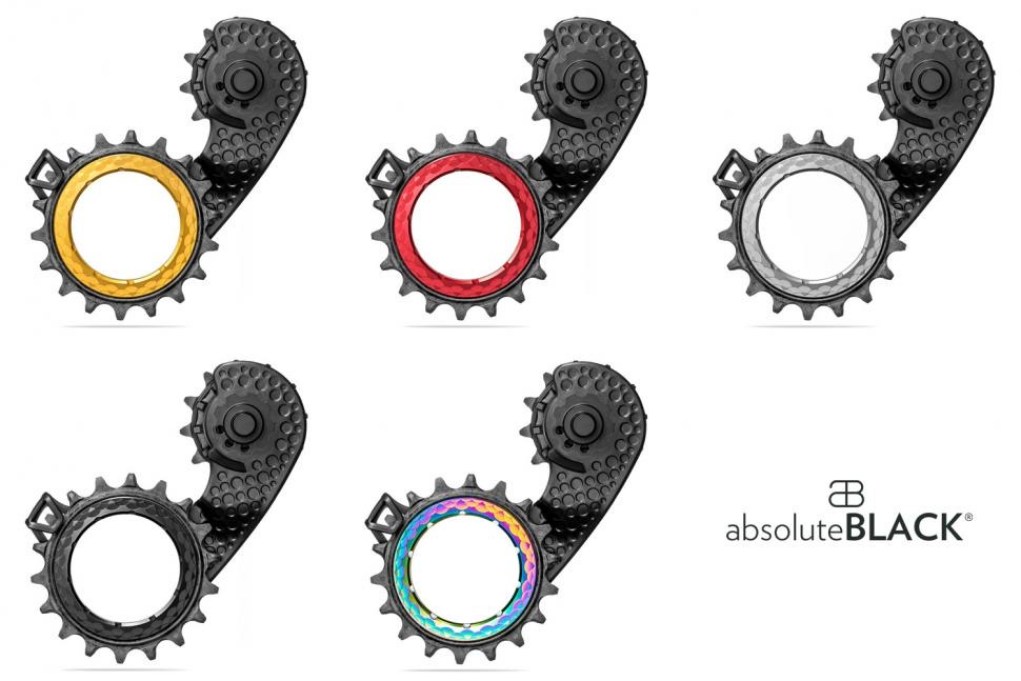 CapoVelo.com - AbsoluteBlack Dazzles with HollowCage Derailleur Pulley