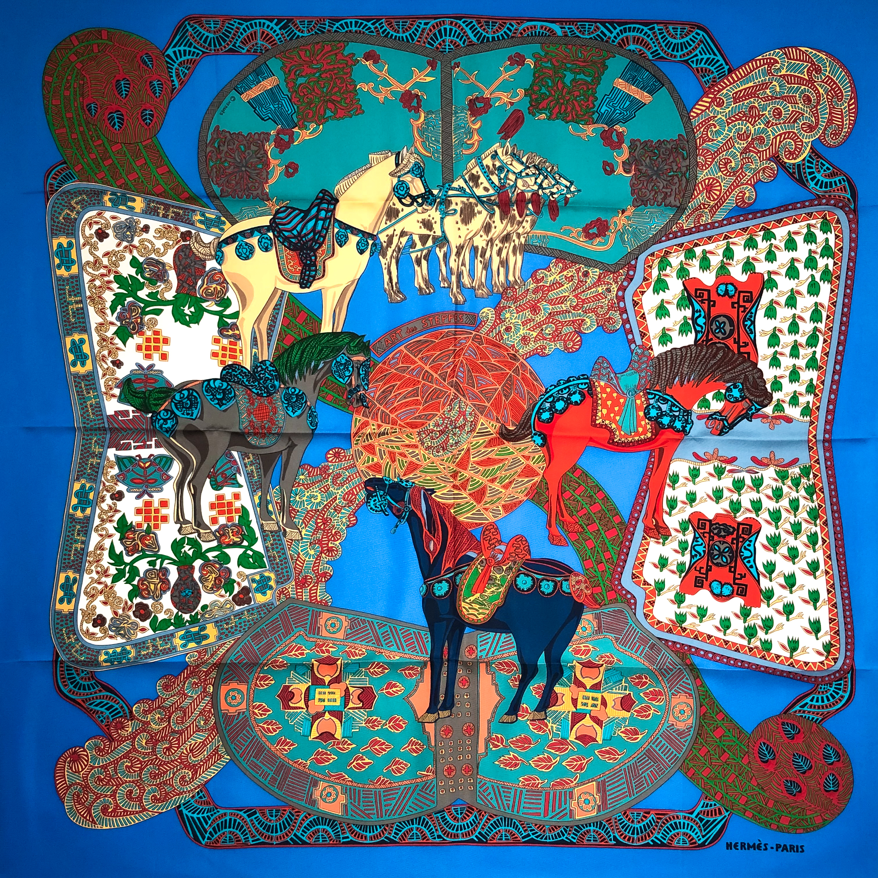 Art des Steppes – The World of Hermes© Scarves