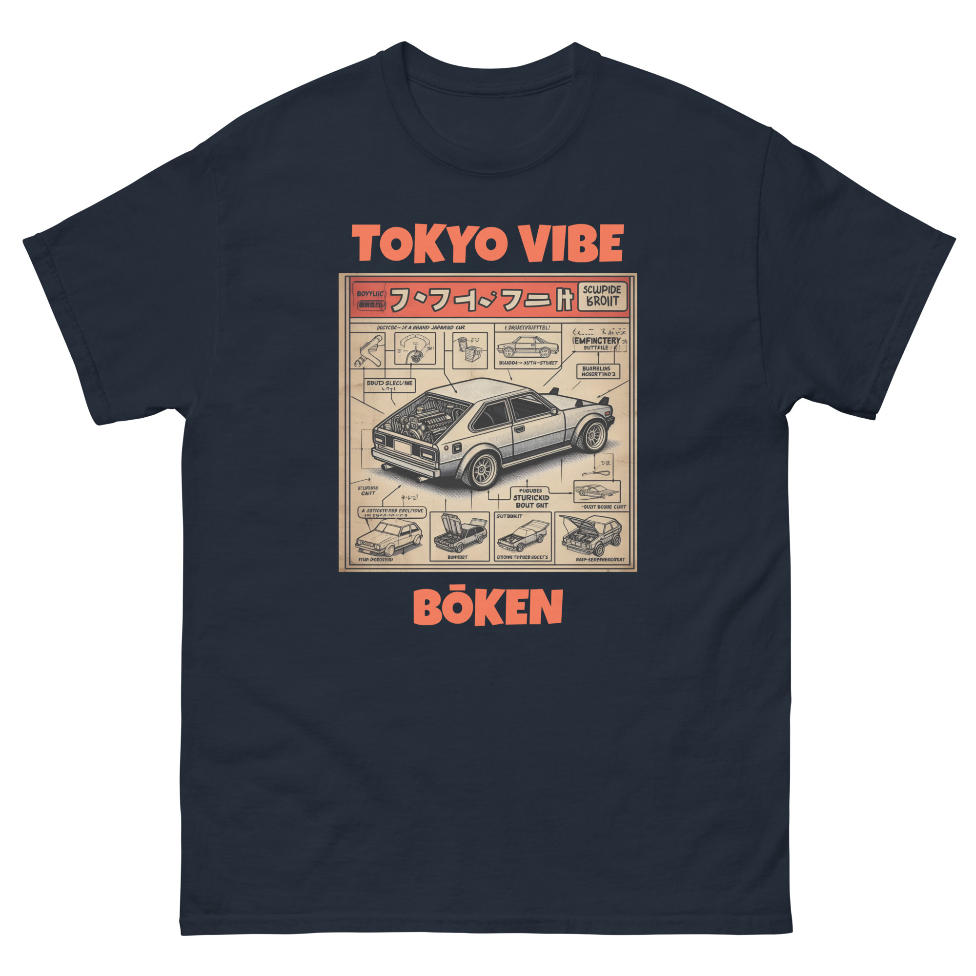 TOKYO VIBE Unisex classic tee – Boken Mask