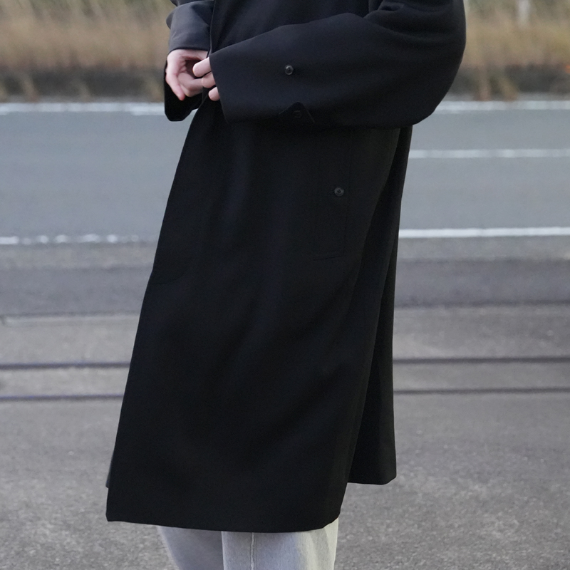COMOLI(コモリ) ◇ウールギャバ バルカラーコート - BLOG