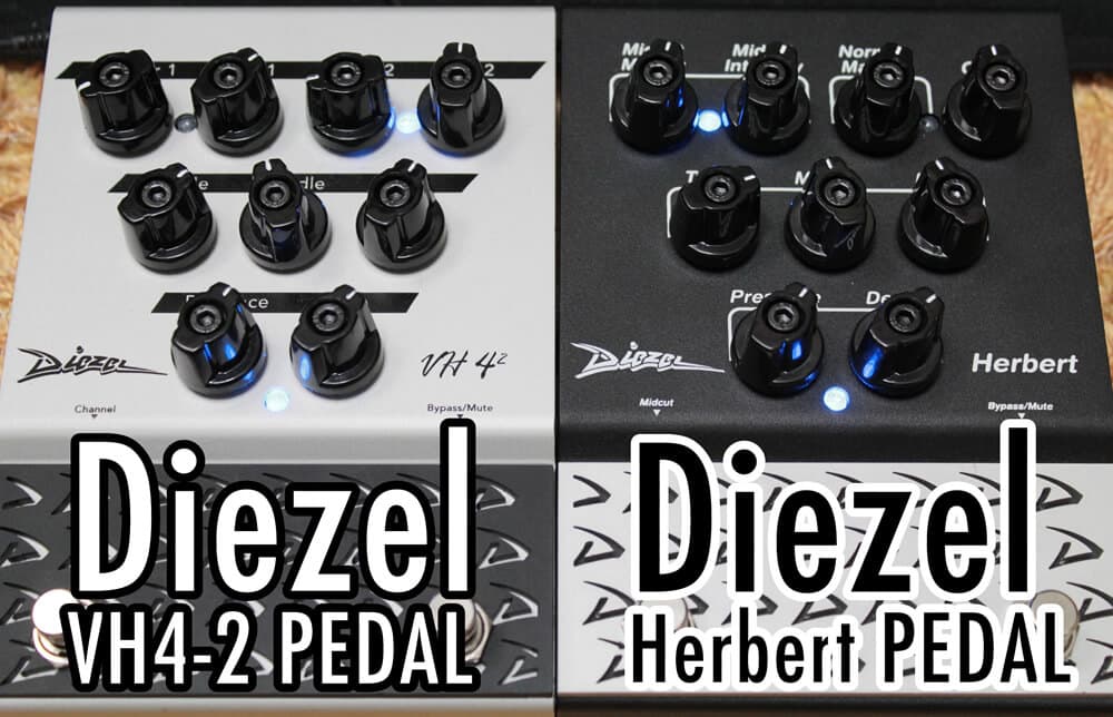 Diezelのペダル「VH4-2 PEDAL」「Herbert PEDAL」を弾き比べてみた