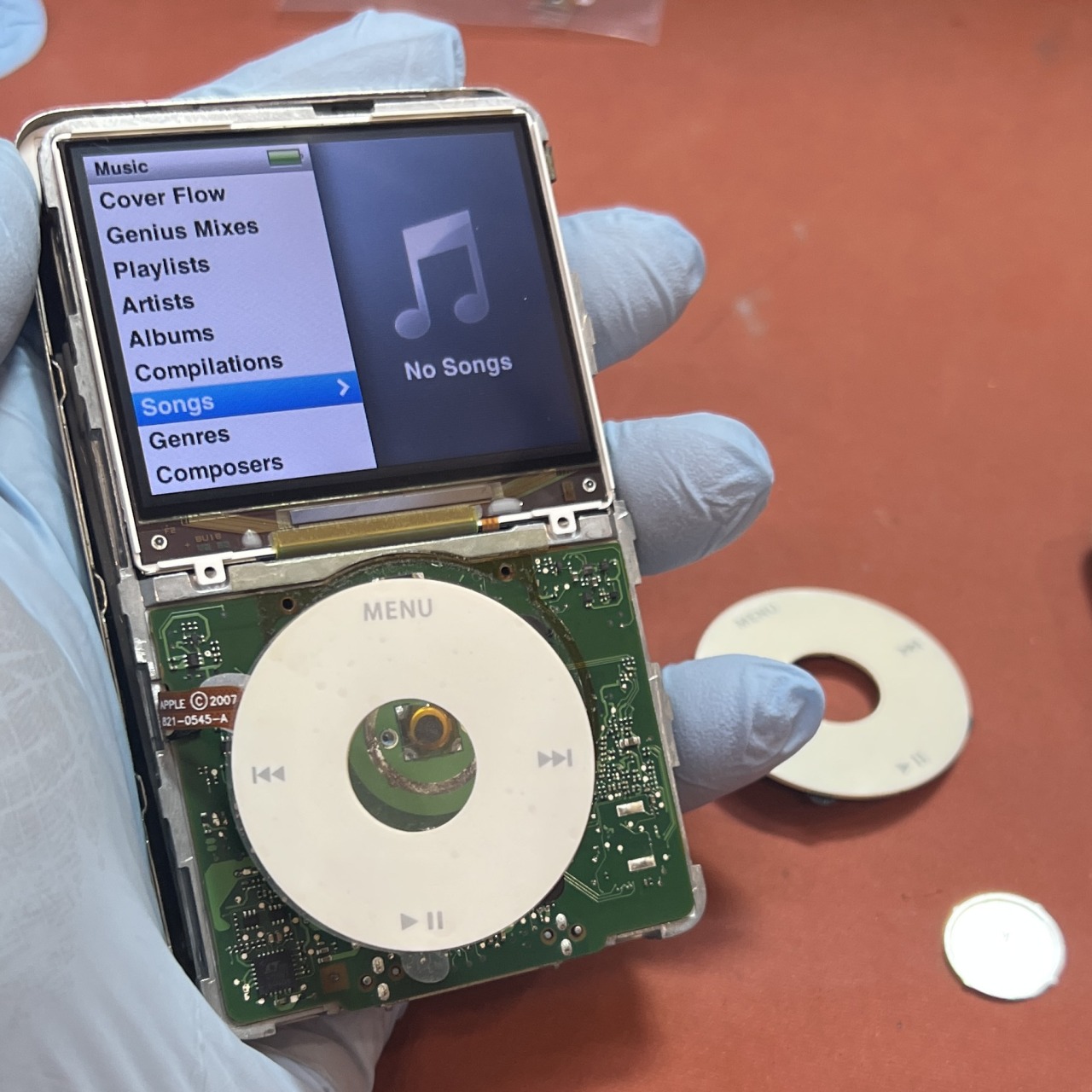 iPod Classic 第5.5世代 60GB 液晶欠陥 電池元気 iPod Classic 第5世代