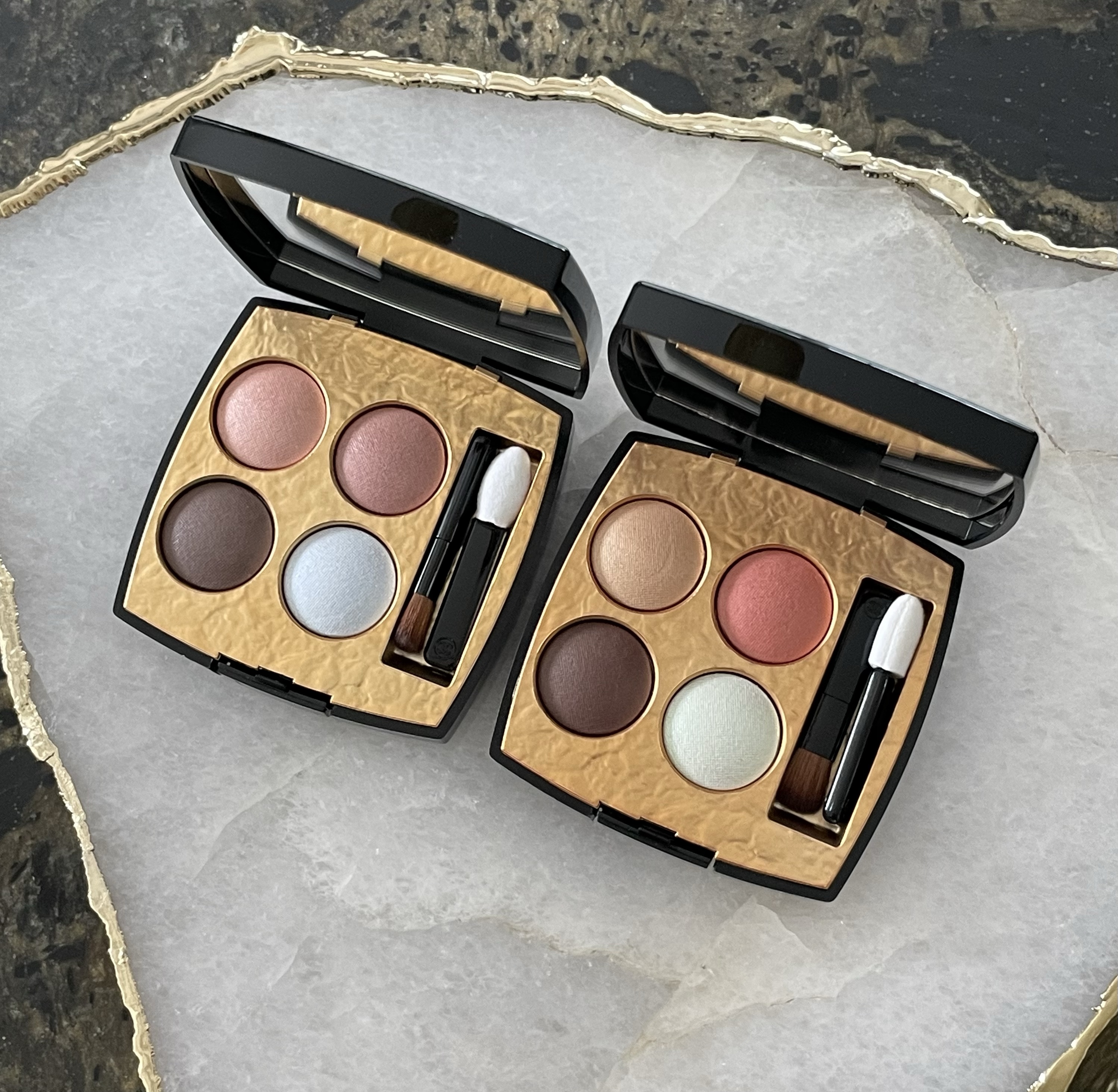 Chanel Les 4 Ombres Byzance Eye Shadow Palettes Review and