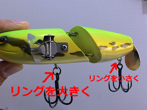 NZクローラーのフック交換チューンこれでいけまっせ☆X-S21ビッグ