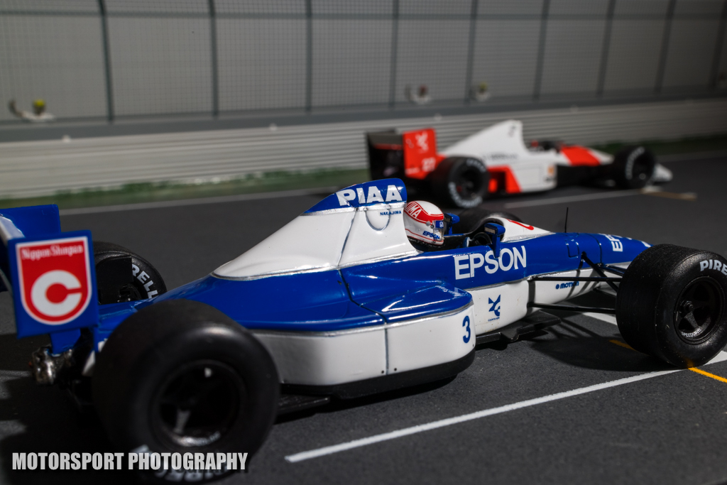 中嶋悟 Tyrrell 019 1990 S. Nakajima スパーク製 Spark スパーク 1/43