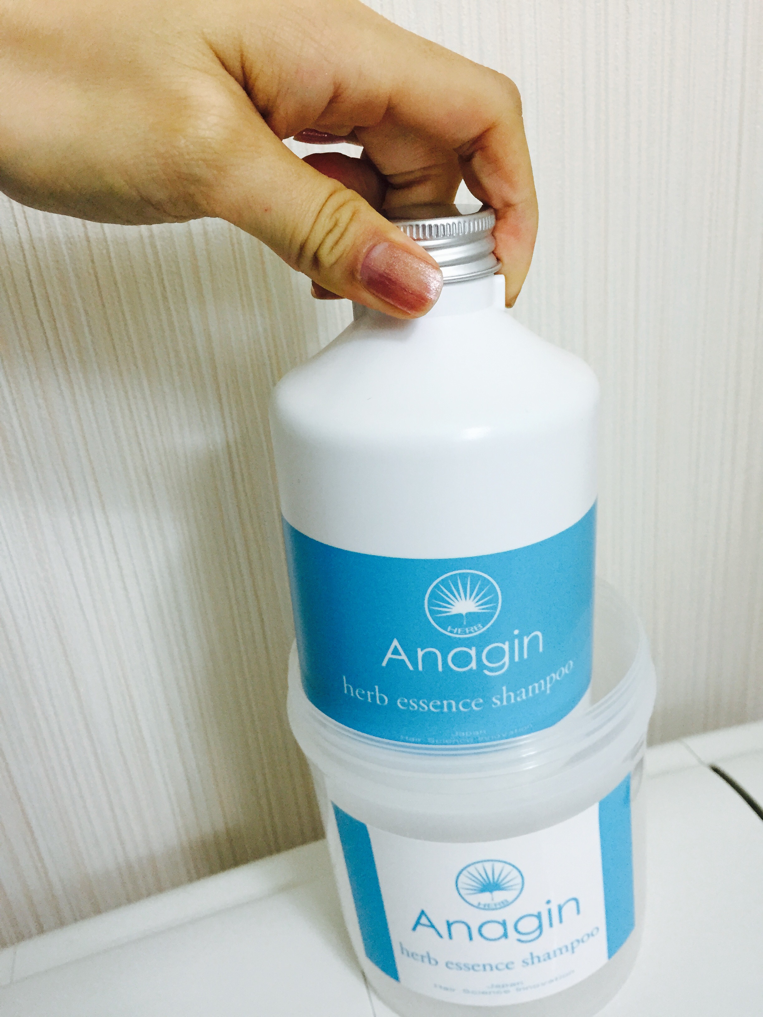 アナジン ハーブエッセンスシャンプー リフィル2個セット Anagin