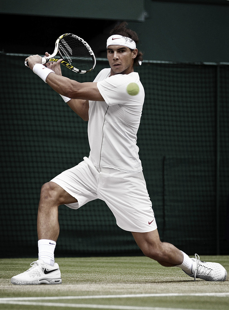 Rafael Nadal's Nike Wimbledon 2013 whites outshine spring outfit