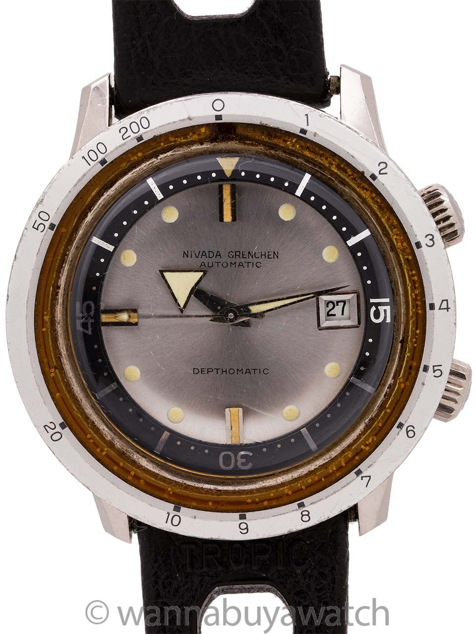 Nivada Grenchen Depthomatic Super Compressor circa 1960's