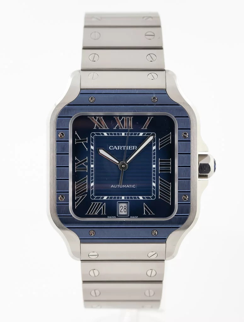Cartier Santos de Cartier, Ref WSSA0048, Men's, Stainless Steel