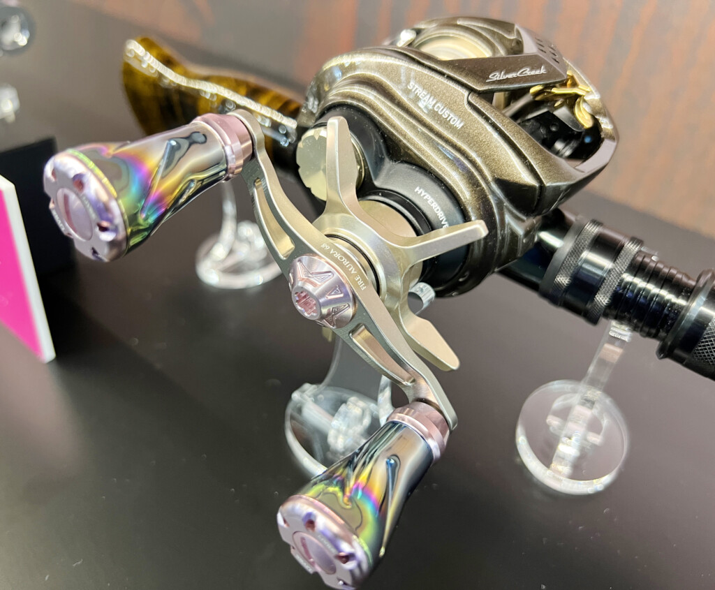 68mmのショートハンドル」“渓流ベイトフィネス用”コラボハンドルのNEW