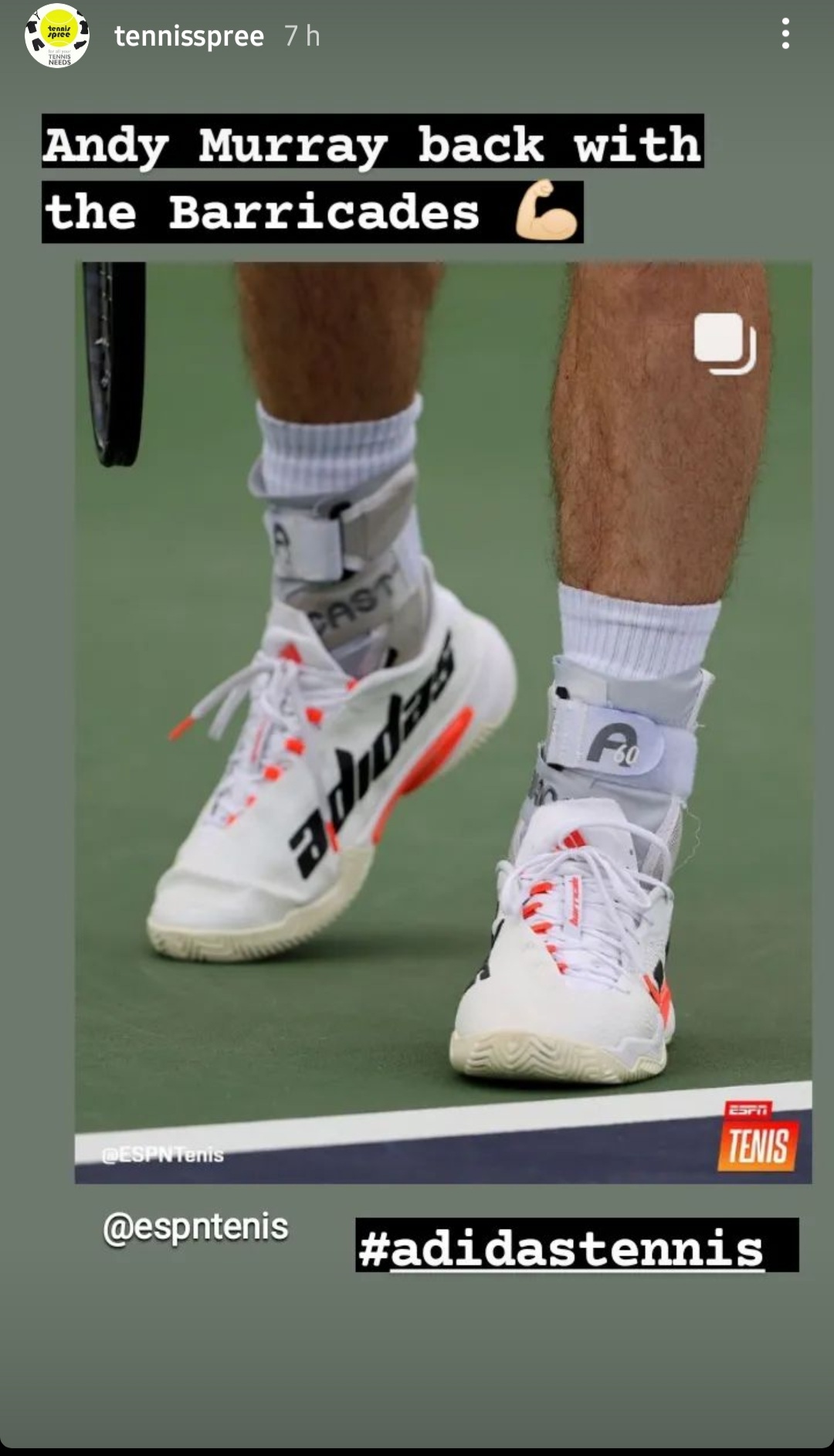 Andy Murray back with Adidas Barricade - Love Tennis Blog