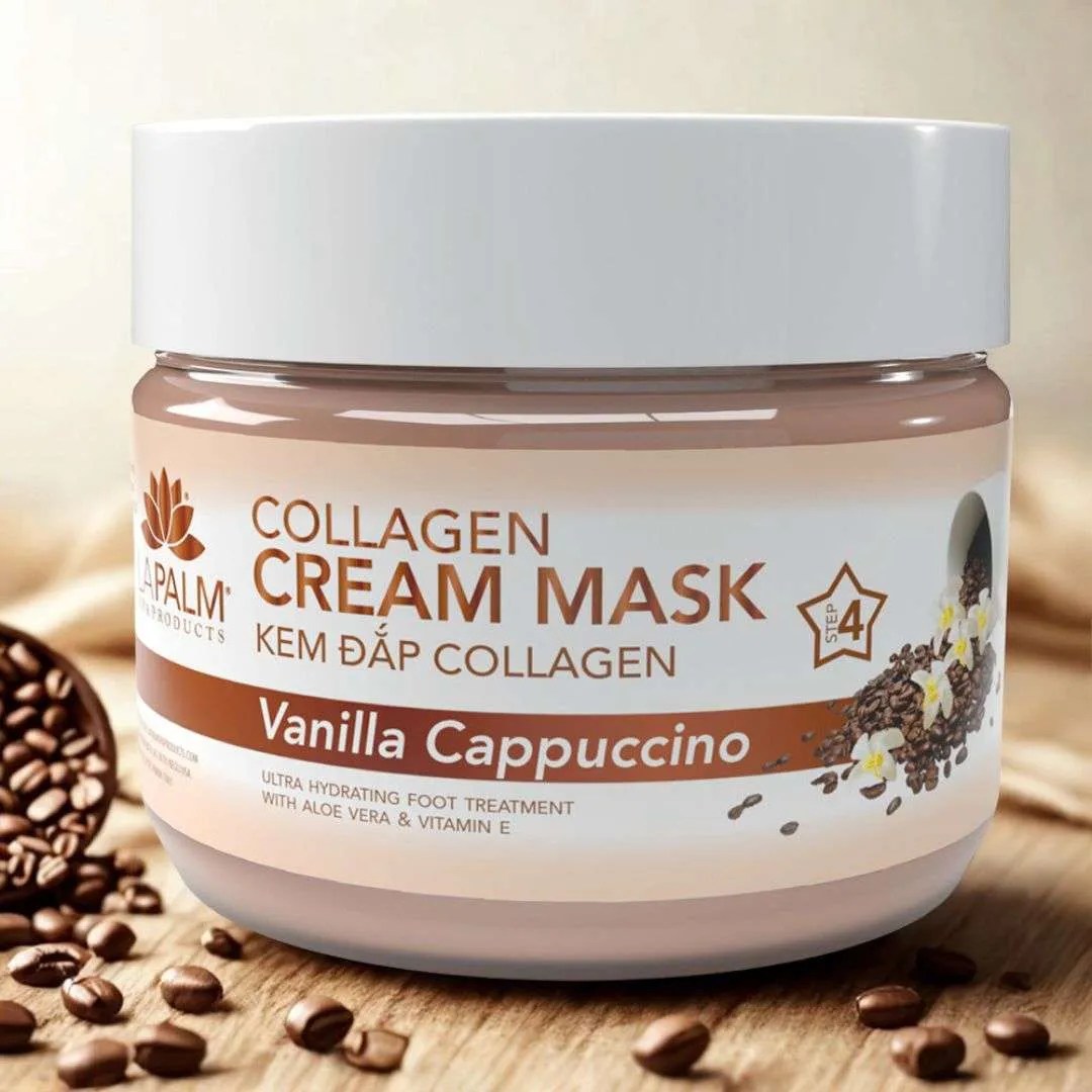 Collagen Cream Mask - Vanilla Cappuccino - La Palm Products