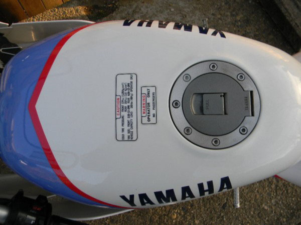 Gas Tank Warning Decals 1987-1992 Yamaha YSR50 YSR80 YSR 50 80