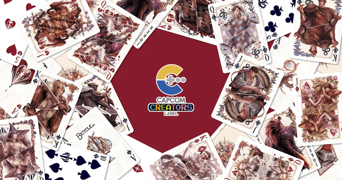 カプコンキャラクターがトランプに！「CAPCOM CREATORS LABEL」第二弾