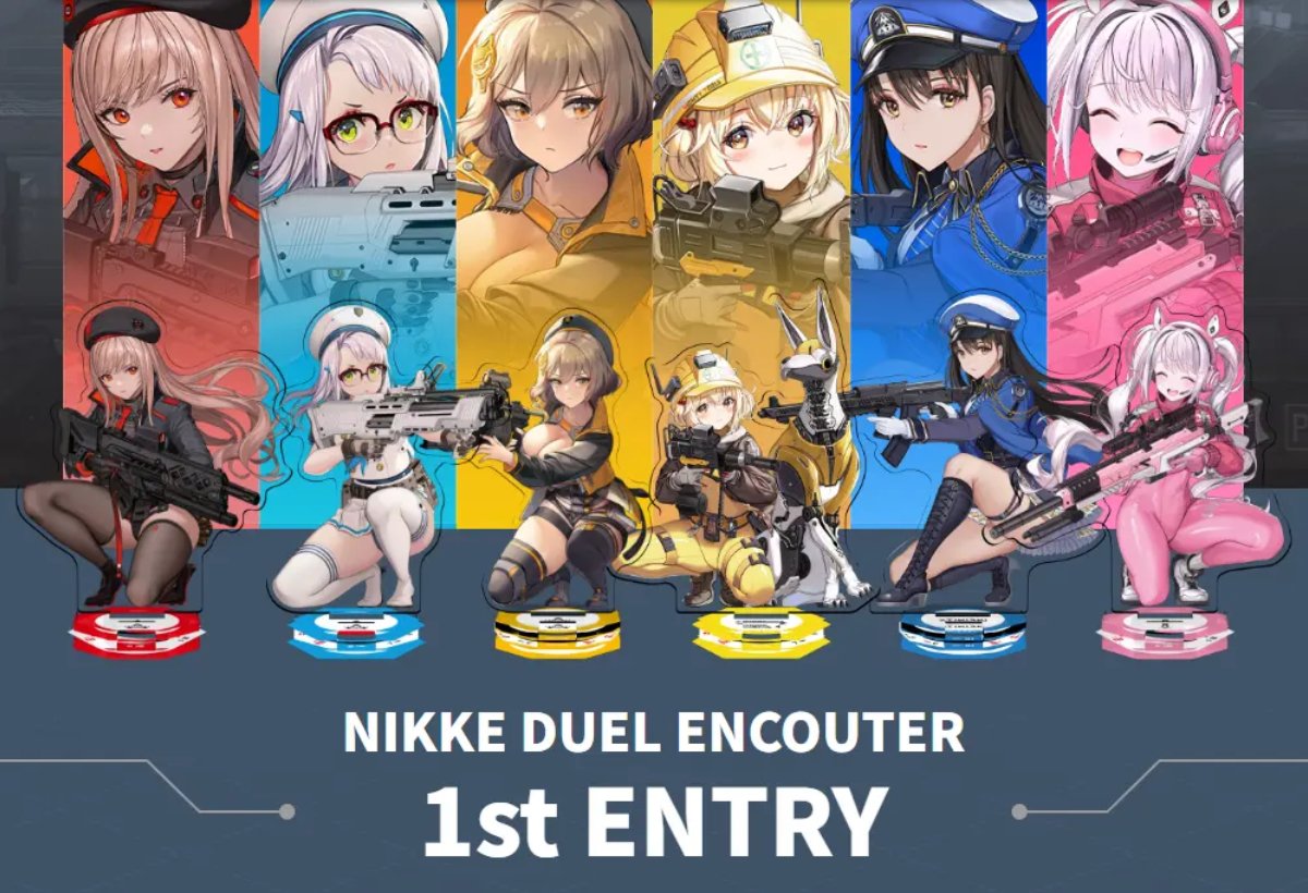 アクスタとカードで対戦する「NIKKE DUEL ENCOUNTER」が8月23日に