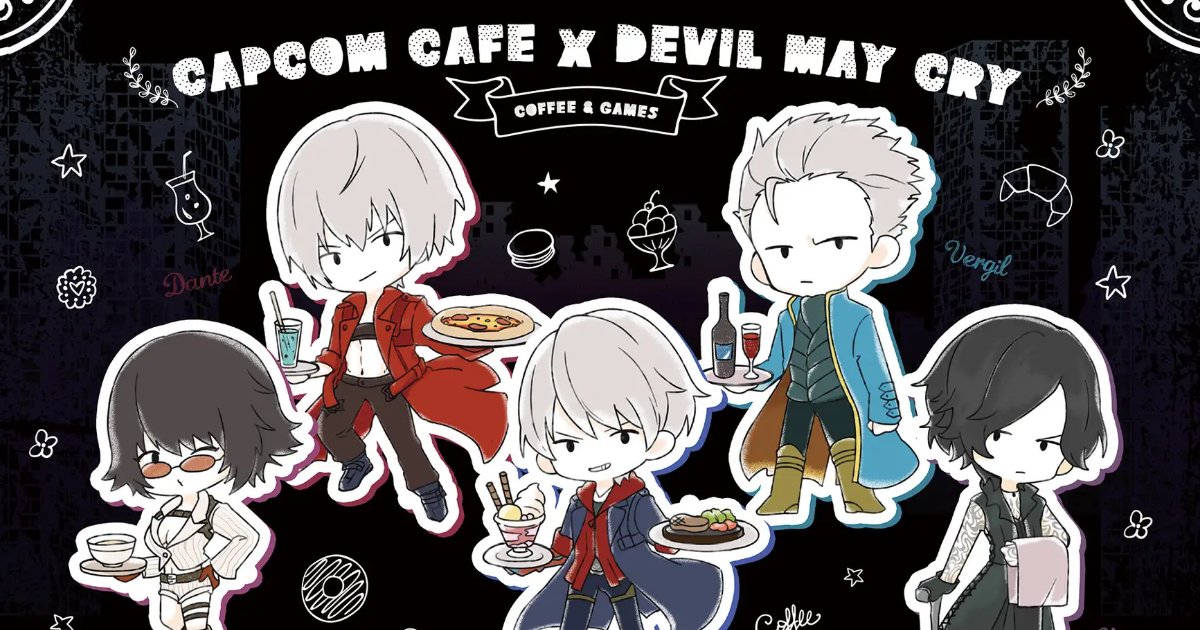 Devil May Cry 5 デビルメイクライ カプコンカフェ ポストカード Devil