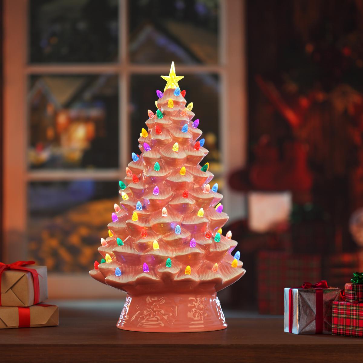 Mr. Christmas Nostalgic Christmas Tree - Pink | HSN
