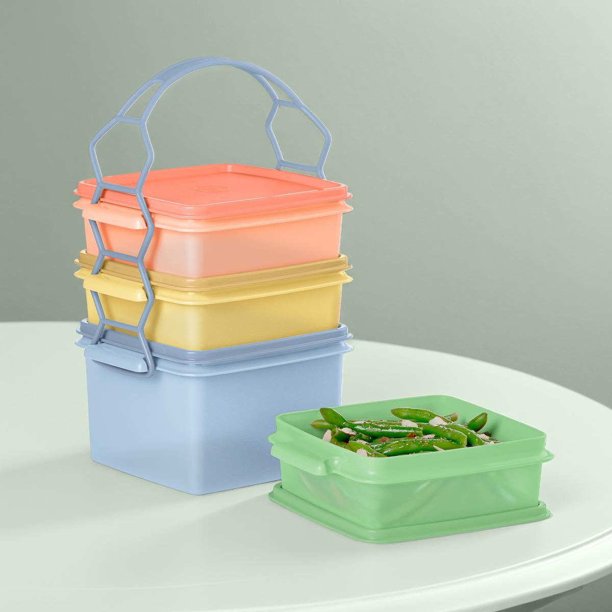 Tupperware® 9-piece Carry-All Sheer Stackable Container Set | HSN