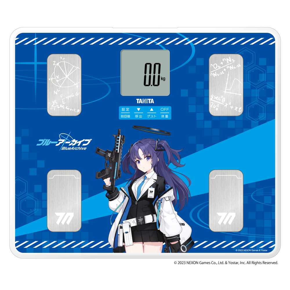タニタ、音声体組成計「BC-203-BA ブルーアーカイブ早瀬ユウカモデル