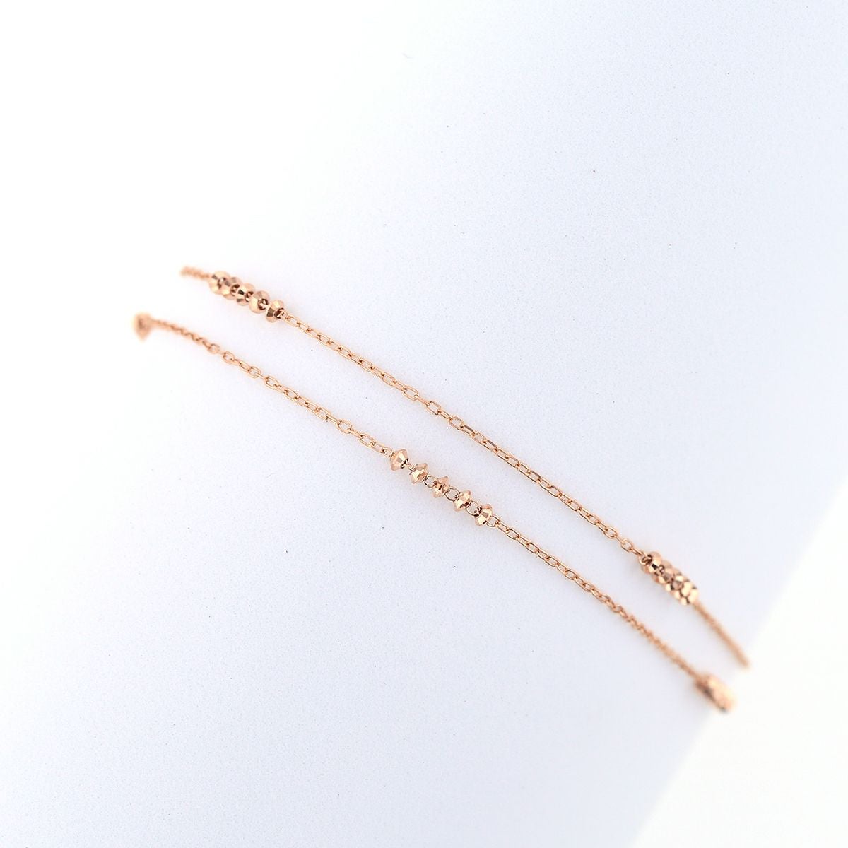 プラチナ850 2連 チェーン ブレスレット | IKEDAジュエリーオンライン