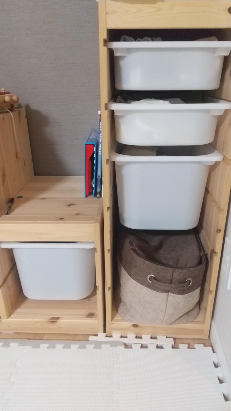 子供部屋のおもちゃ収納にIKEAのTROFAST（トロファスト）がおすすめ