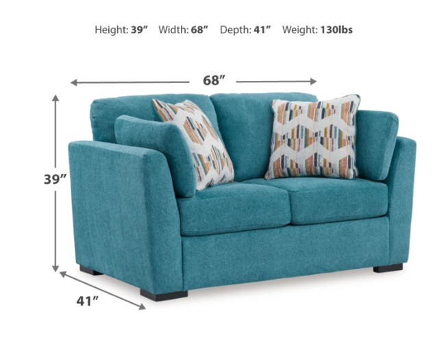 TURQUOISE SOFA AND LOVESEAT FLOOR SAMPLE SALE – IKASA Furniture