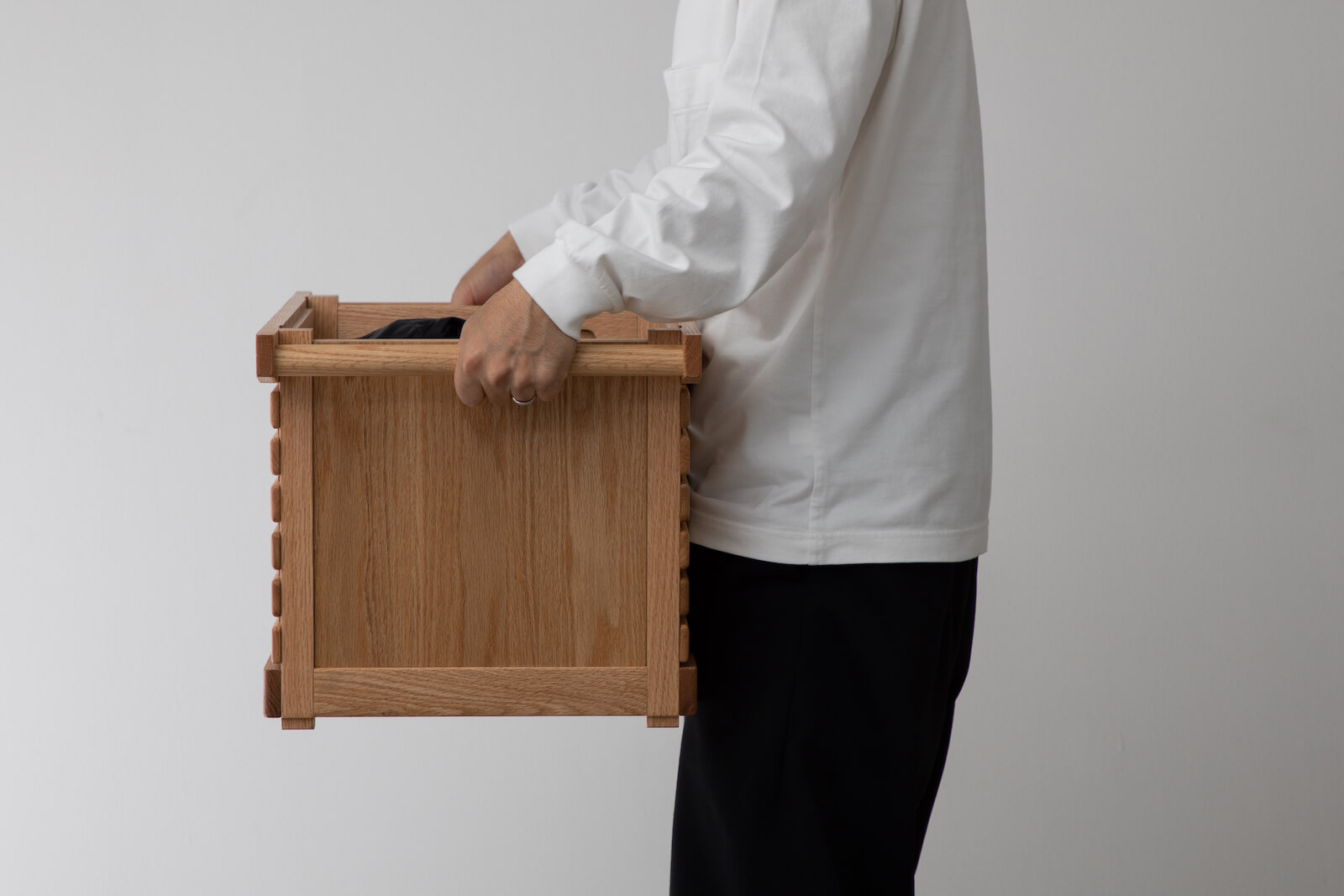 シェルフコンテナ M オーク | IKIKI