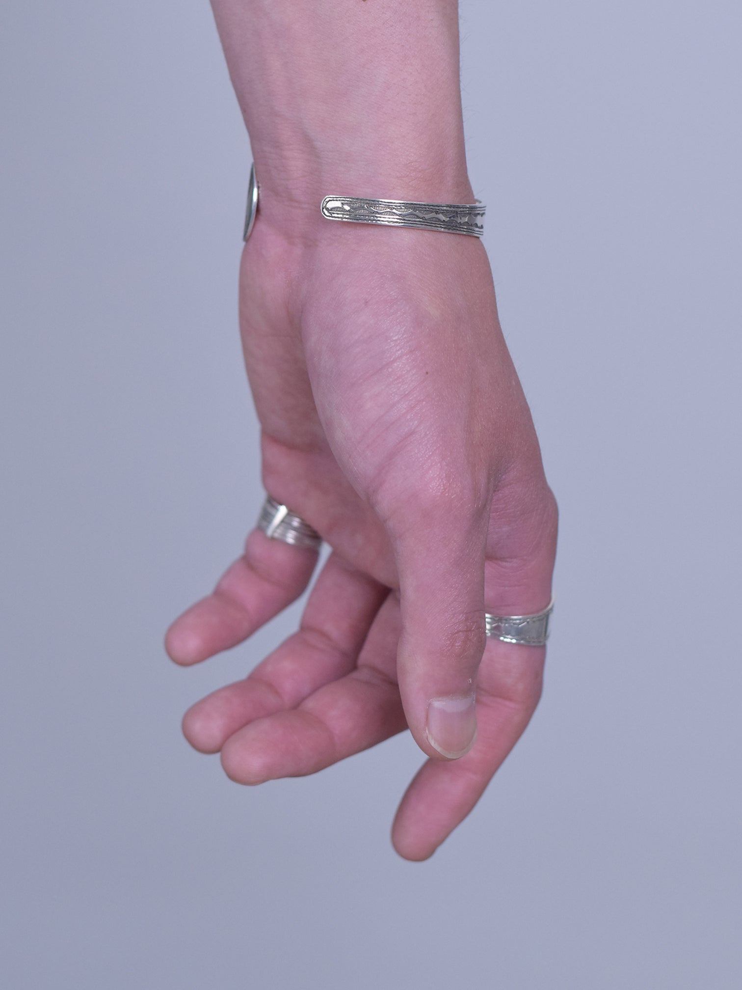 Touareg Silver / SPOON BANGLE