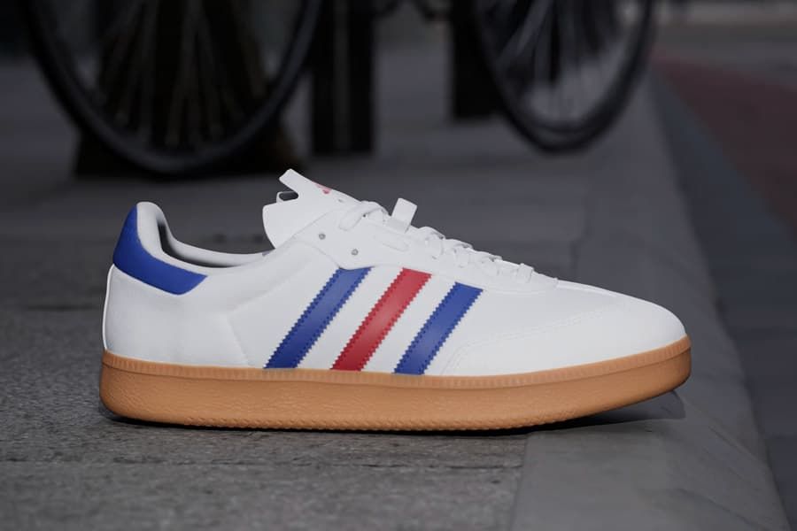Adidas Velosamba Made With Nature 2 Cyclist Shoes - White / Blue