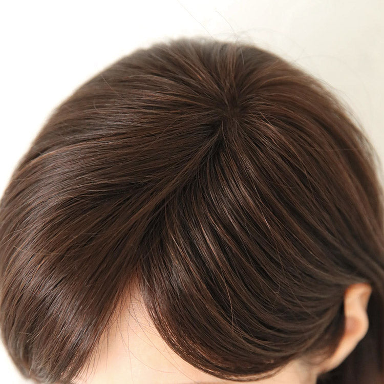 天使のヘアピース ナチュラル人毛MIX（シルクレーススキン）ヘアピース