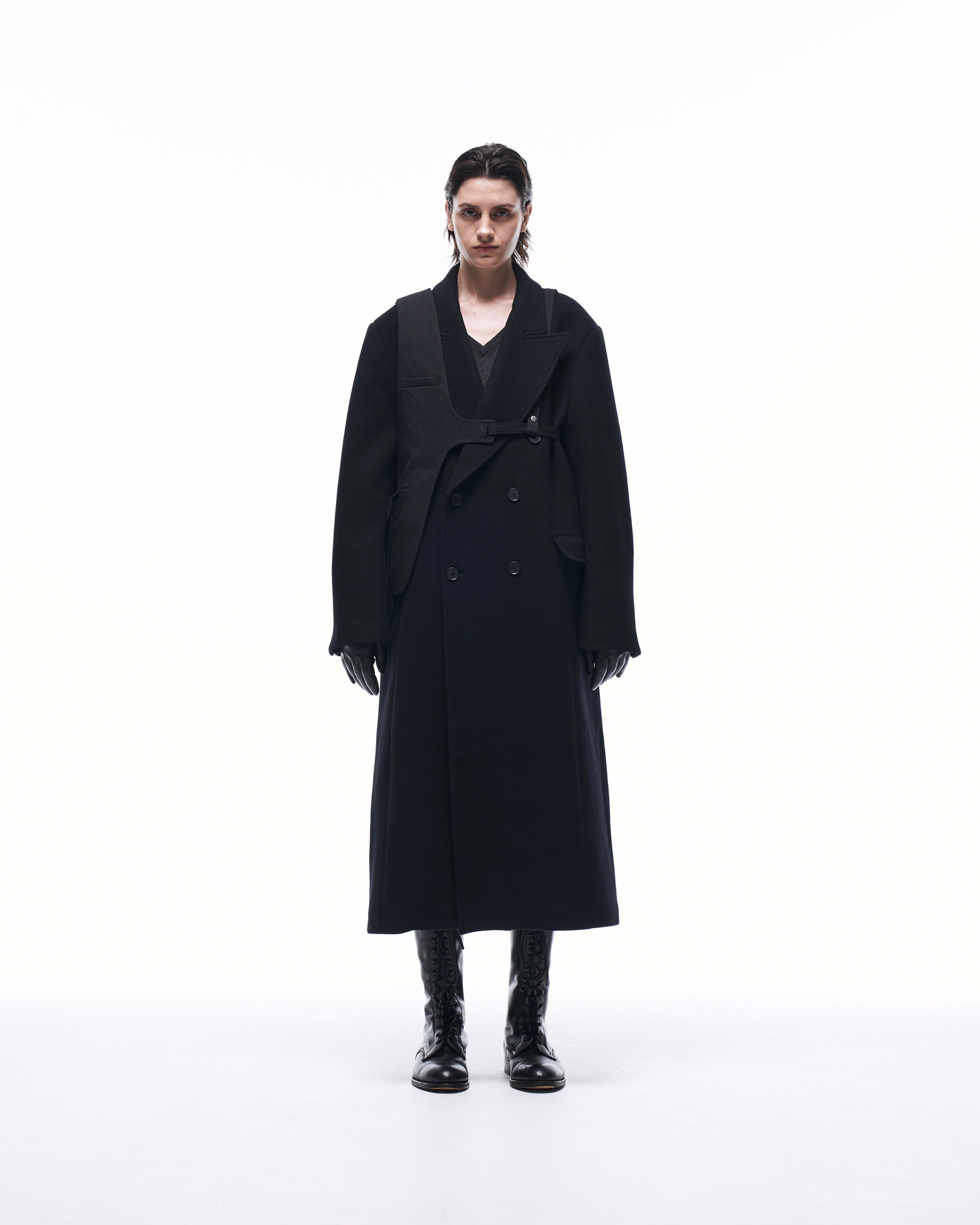 ilean DOUBLE-BREASTED WOOL COAT サイズ2 最終