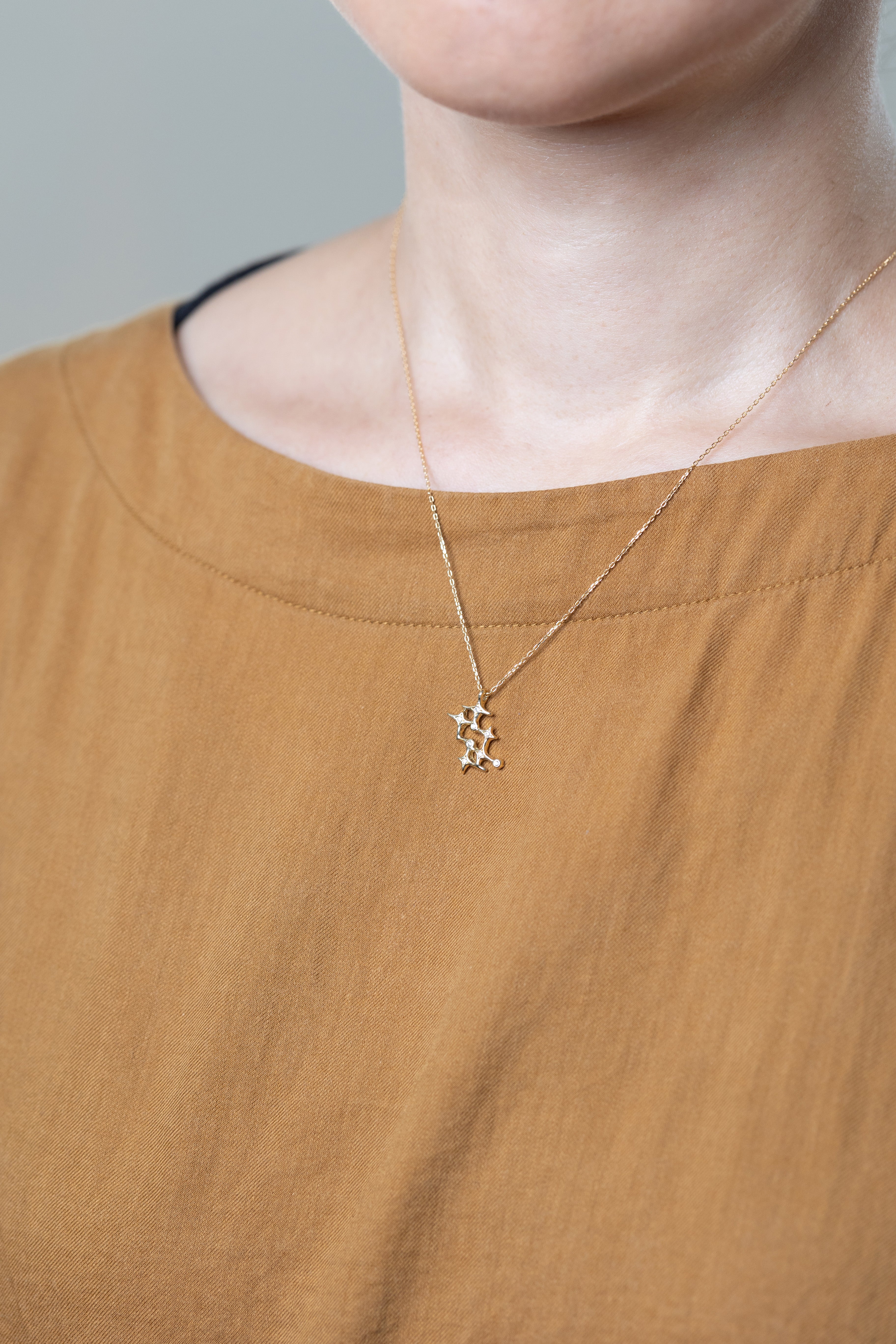 瞬く水瓶座（みずがめ座）のネックレス | Aquarius – ileava jewelry