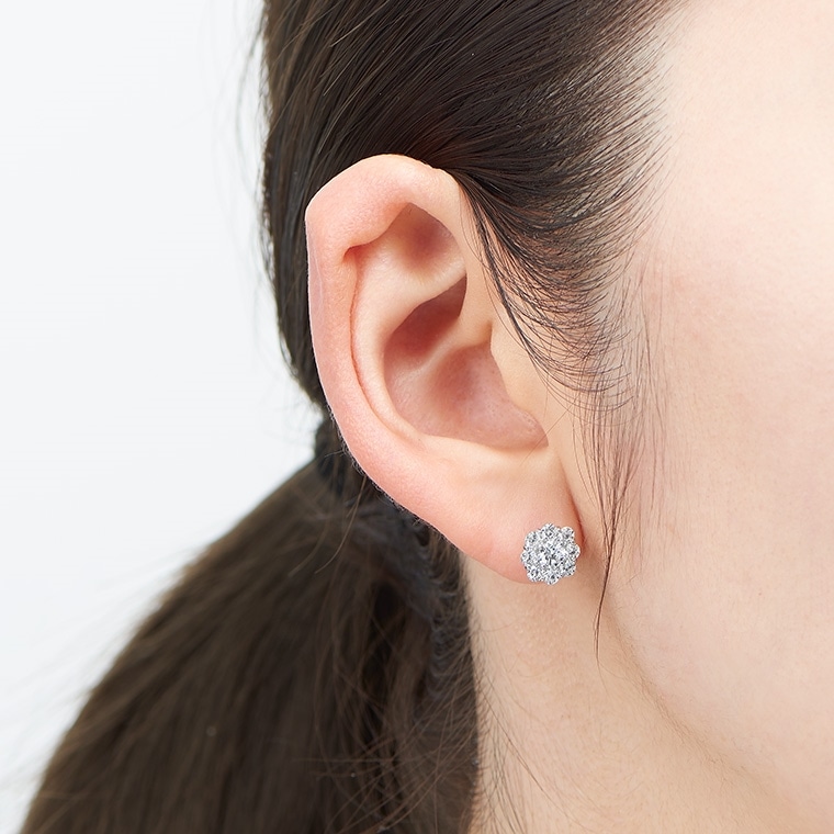 S007 ラボグロウンダイヤモンド/ピアス/0.20ct(プラチナ): SHINCA
