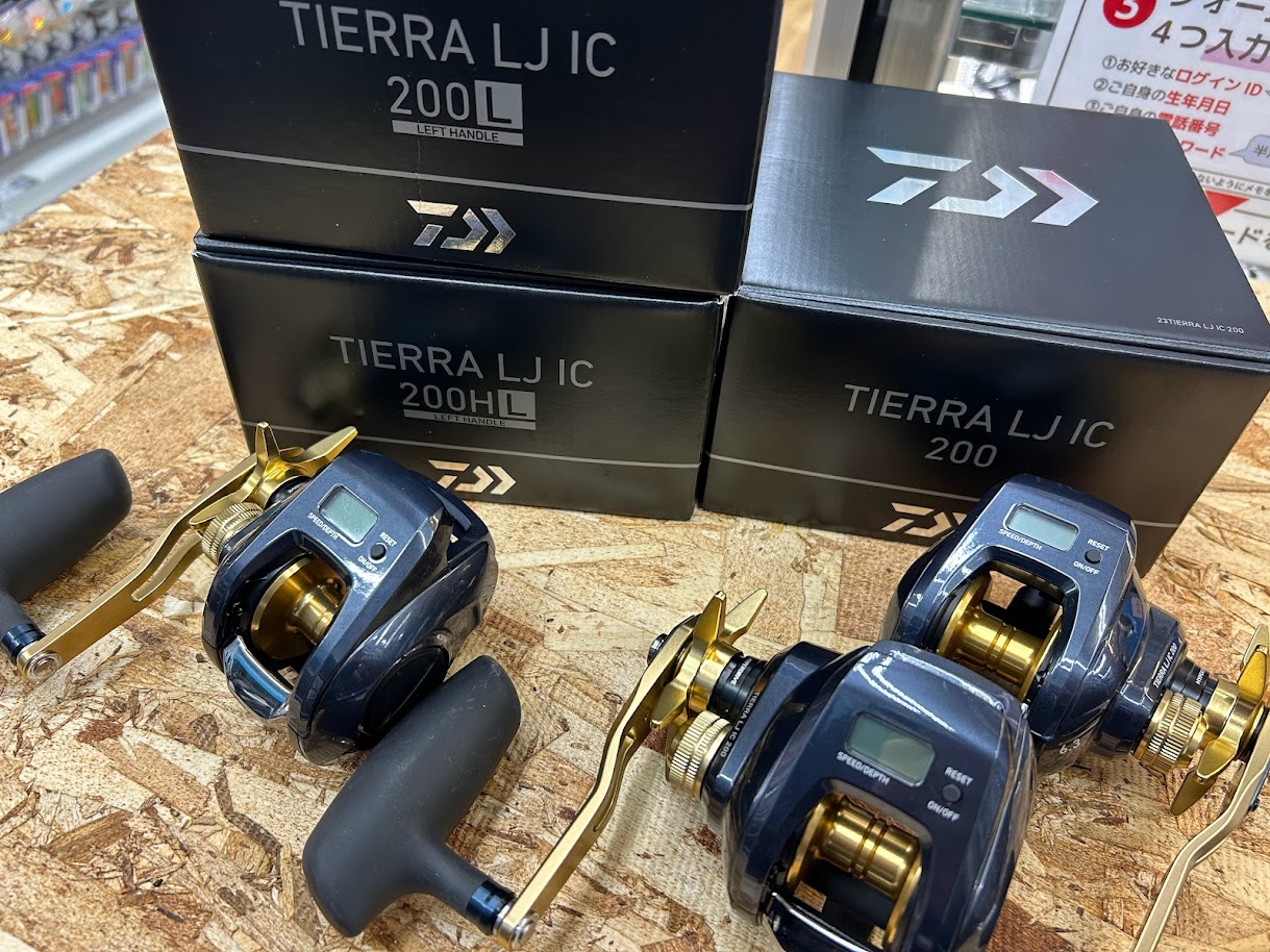 TIERRA LJ IC 200L 電動リール 左ハンドル