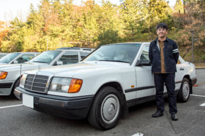 派手にカスタムされたベンツ「W124」を地道にノーマル戻し！ 目指すは