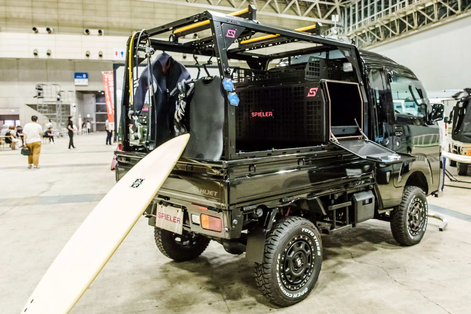 アウトドア派に人気の軽トラ荷台カスタムが進化！ システムアップ可能