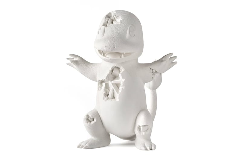 ダニエル・アーシャムがヒトカゲの新作スカルプチャーを発表