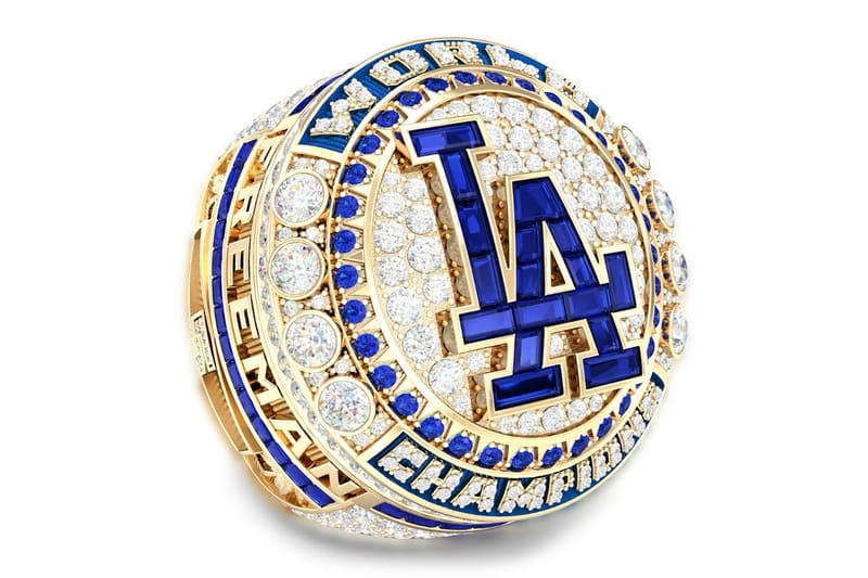 ロサンゼルス・ドジャースに贈られたMLBワールドシリーズの