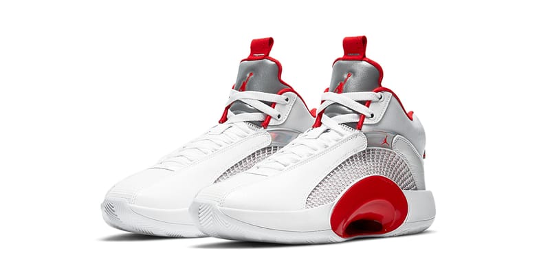 Air Jordan 35 Fire Red White CQ4228-100 Release Info | Hypebeast