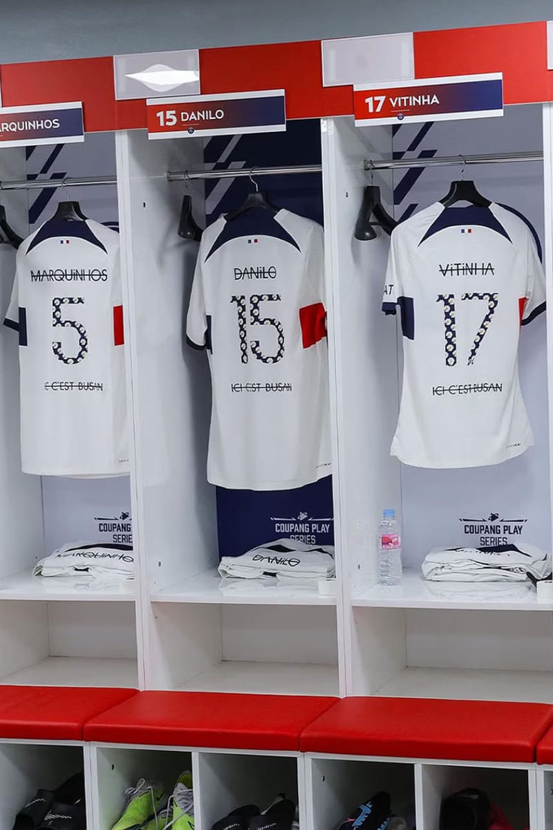 Paris Saint-Germain Taps PEACEMINUSONE for Busan Football Kit