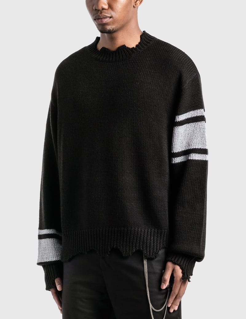 C2H4 - C2H4® X Mastermind Japan Reflective Knit Sweater | HBX