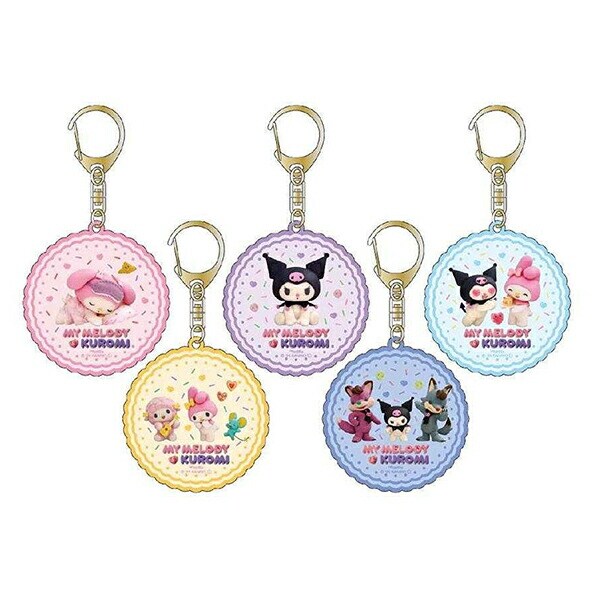 サンリオ マイメロディ＆クロミ トレーディングアクリルキーホルダー